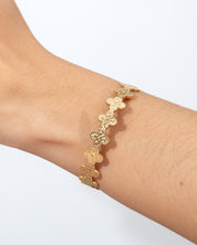 Trya I Jonc Trèfles Martelé