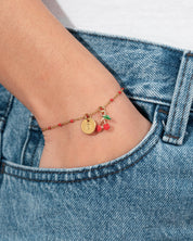 Ma Cerise I Bracelet à charms