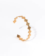 Trya I Jonc Trèfles Martelé