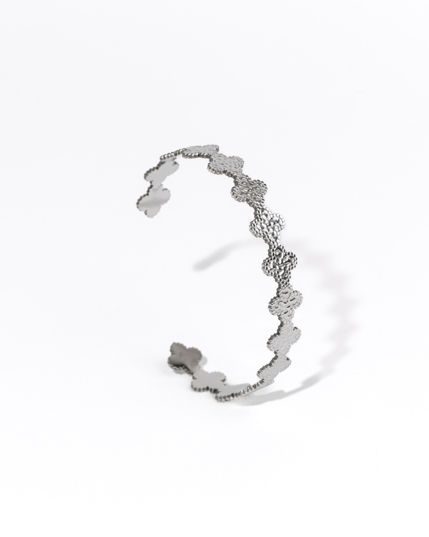 Trya I Jonc Trèfles Martelé