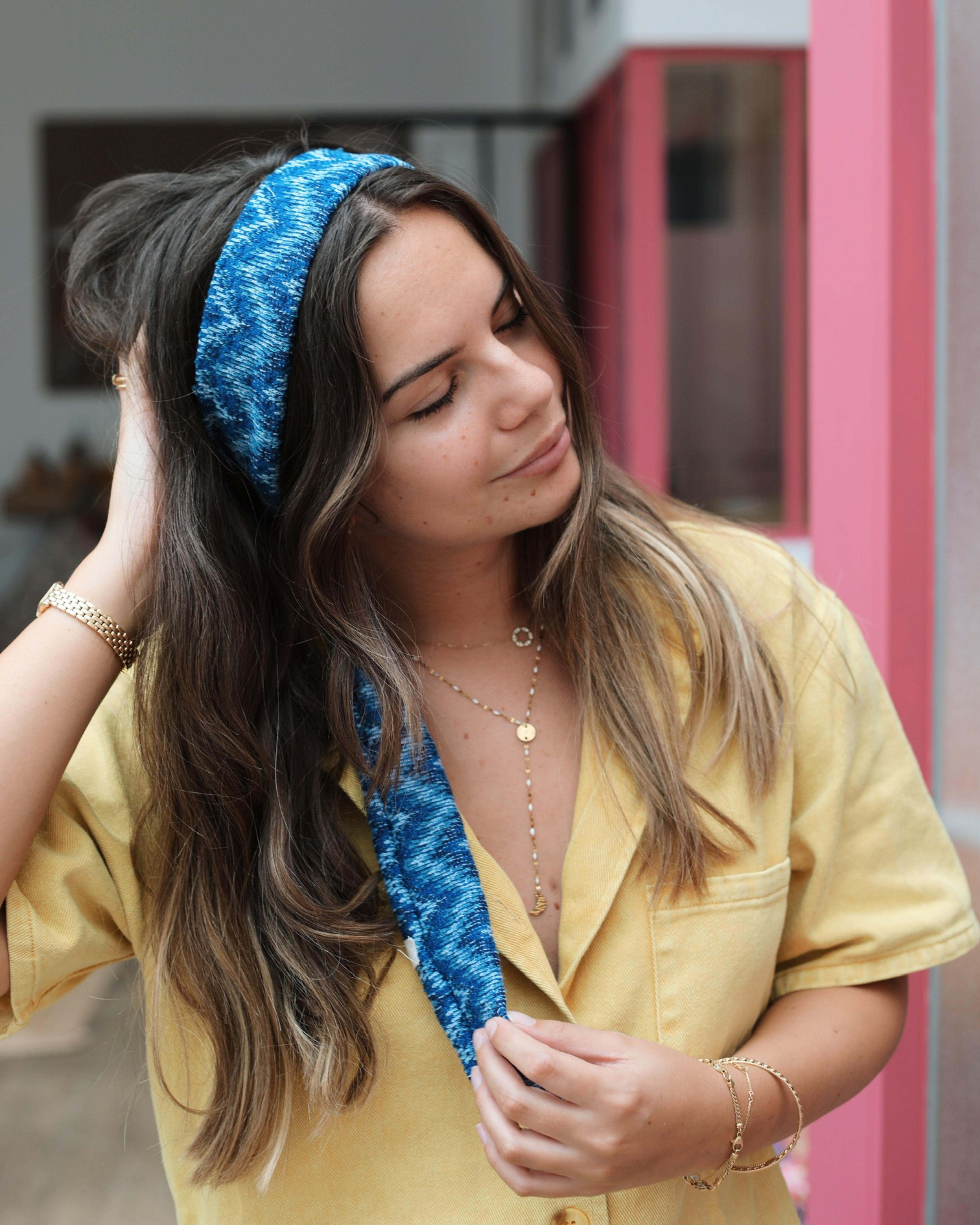 Bandeau à Motifs I Foulard Fait-Main