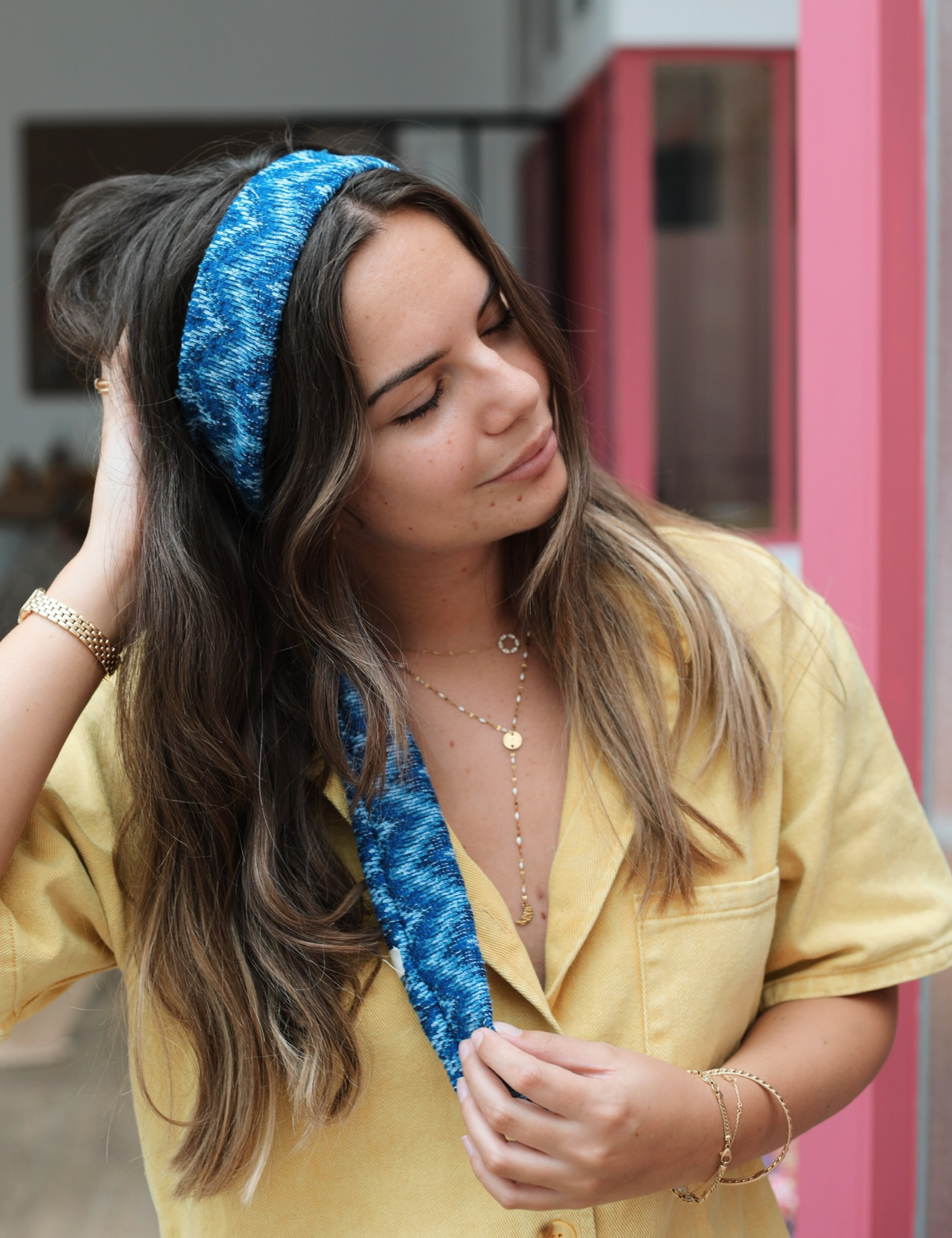 Bandeau à Motifs I Foulard Fait-Main