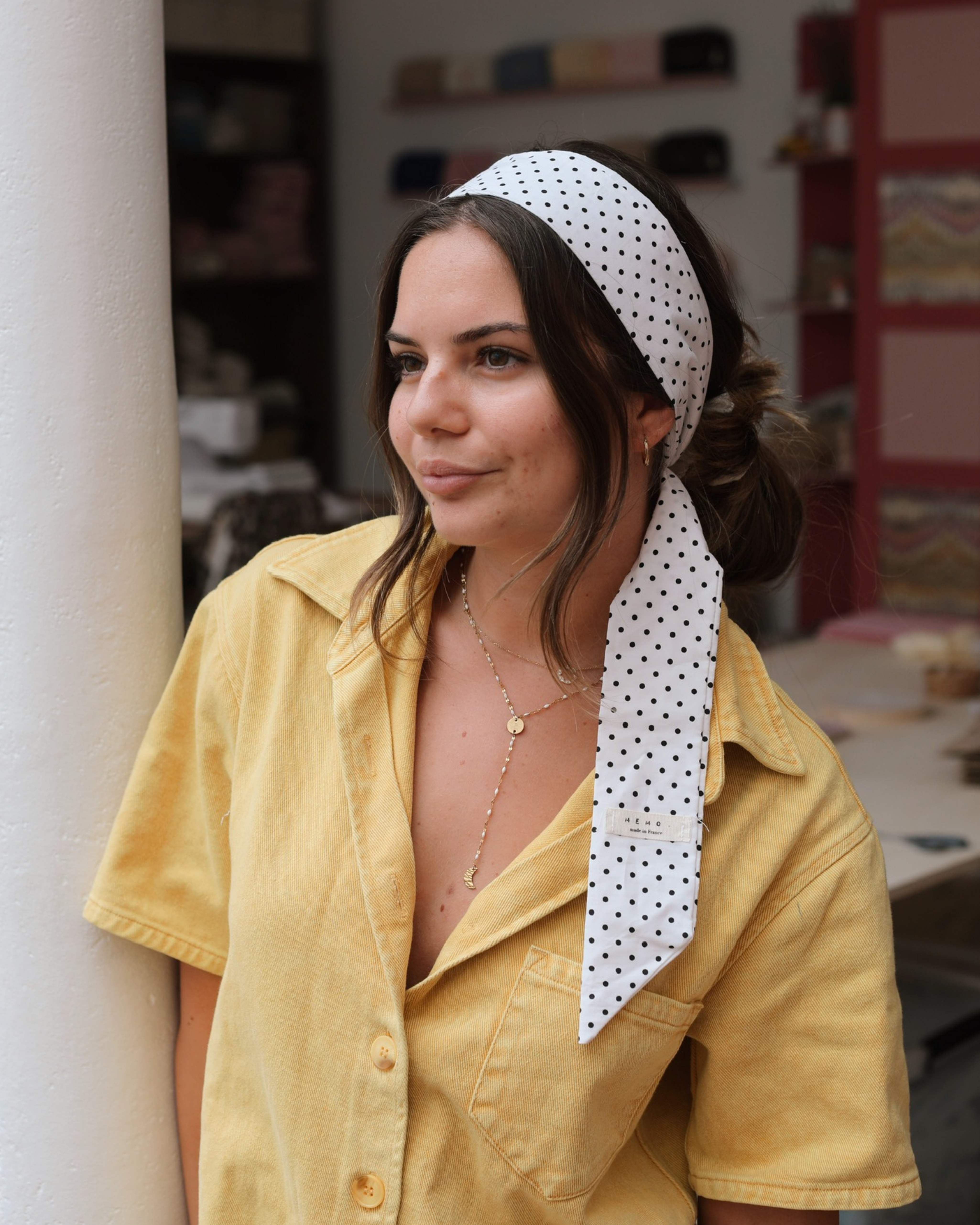 Bandeau à Motifs I Foulard Fait-Main