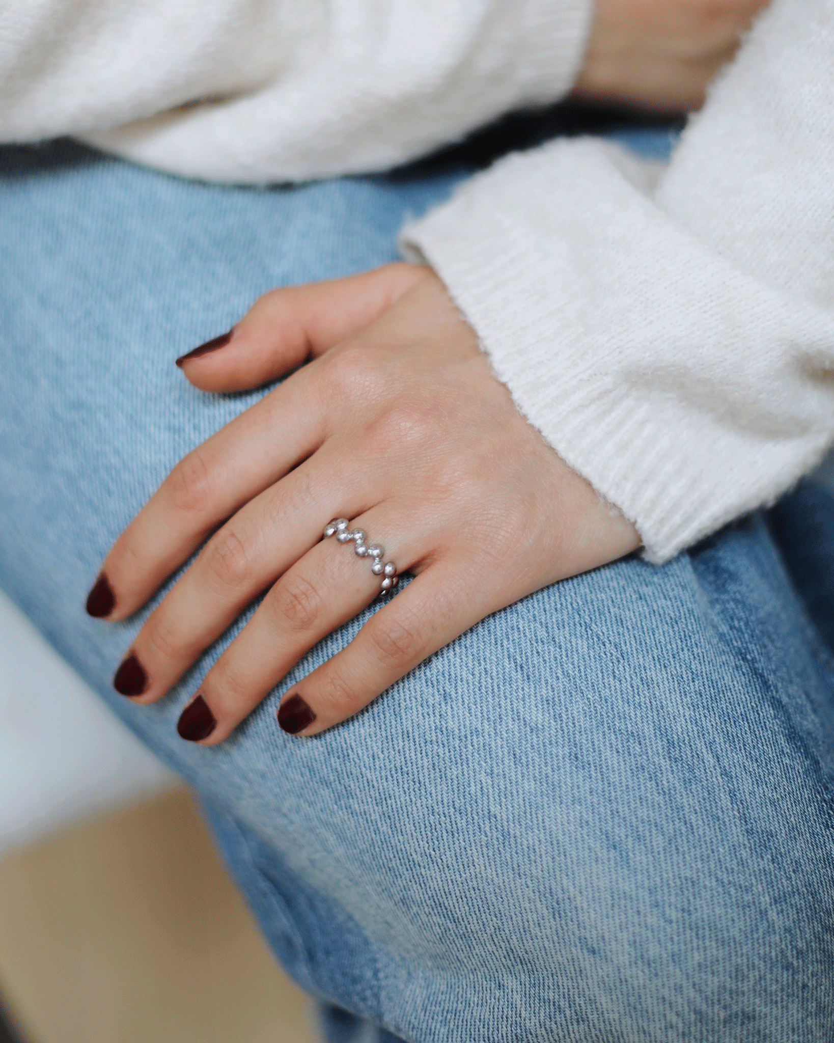 Saya I Bague en Acier Inoxydable