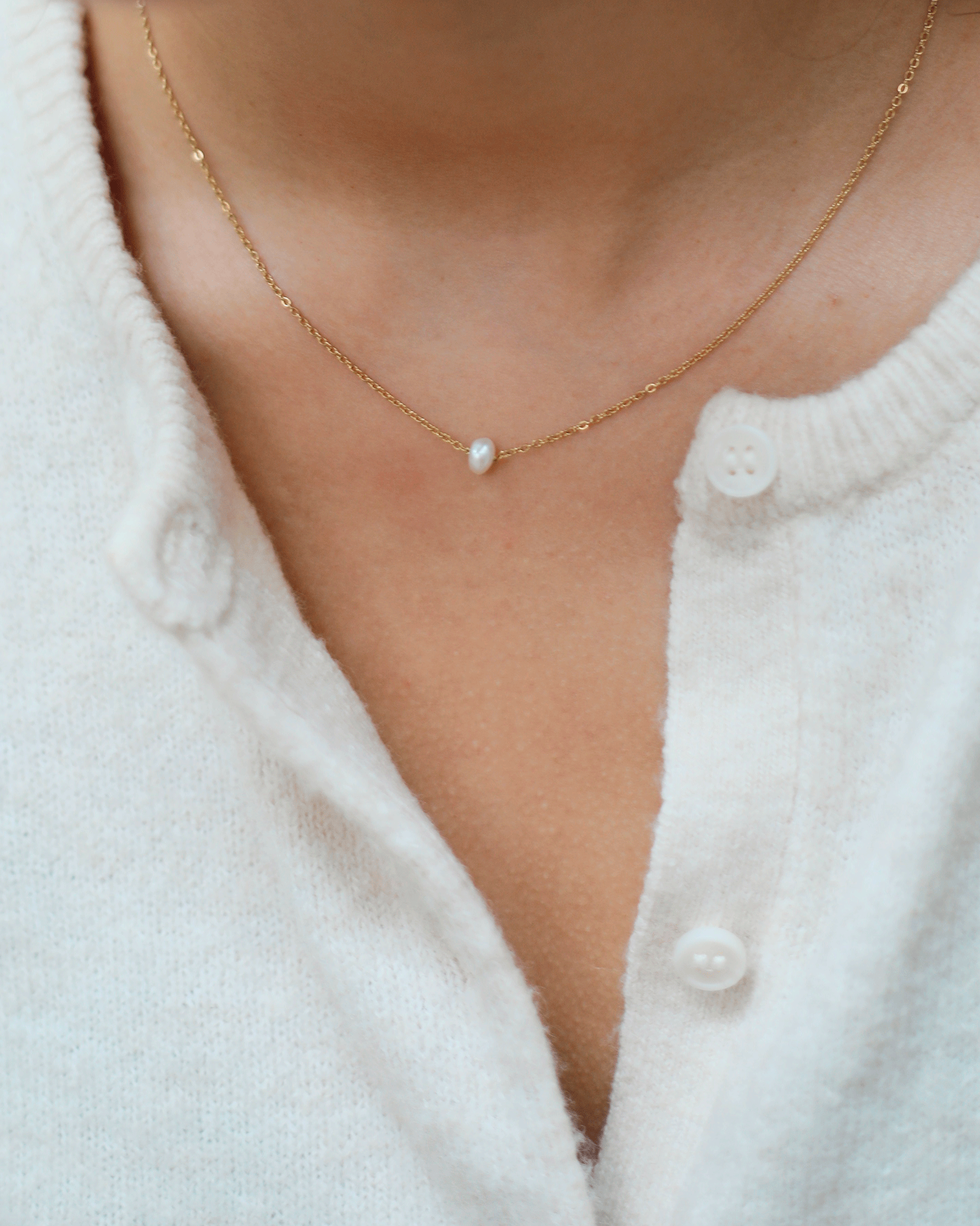 Mia I Collier à Perle