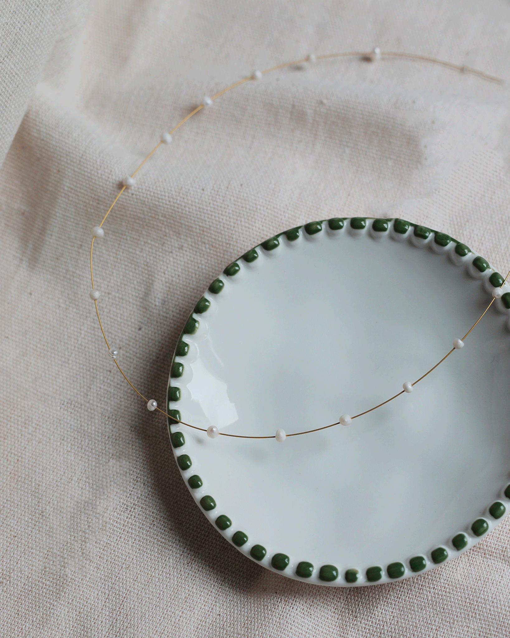 Lua I Collier Perlé