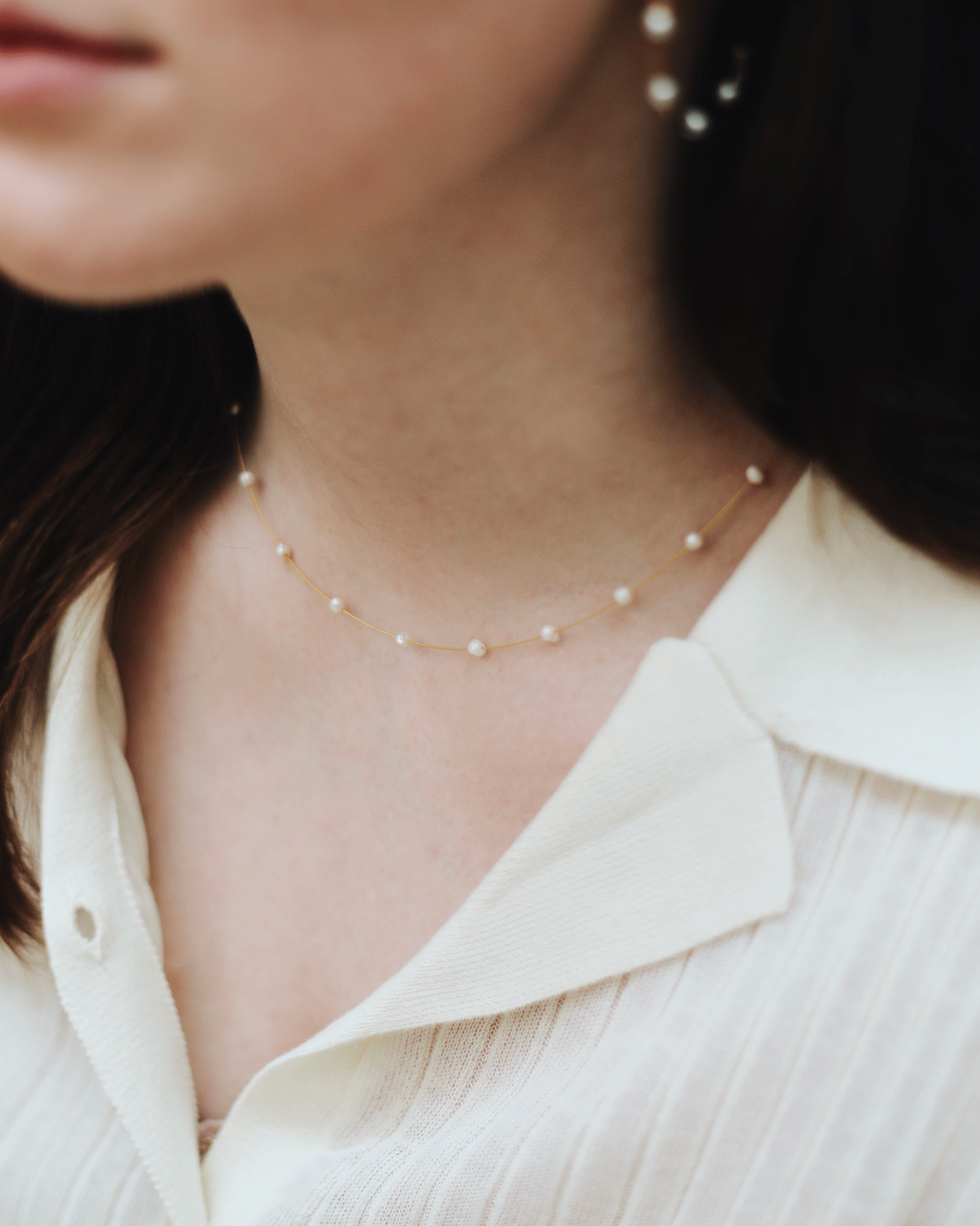 Lua I Collier Perlé