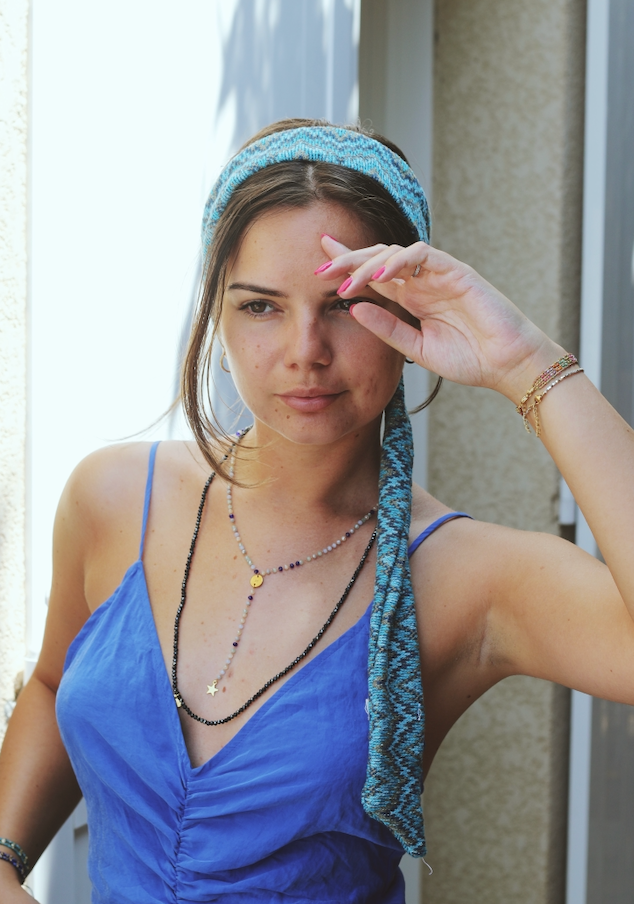Bandeau à Motifs I Foulard Fait-Main