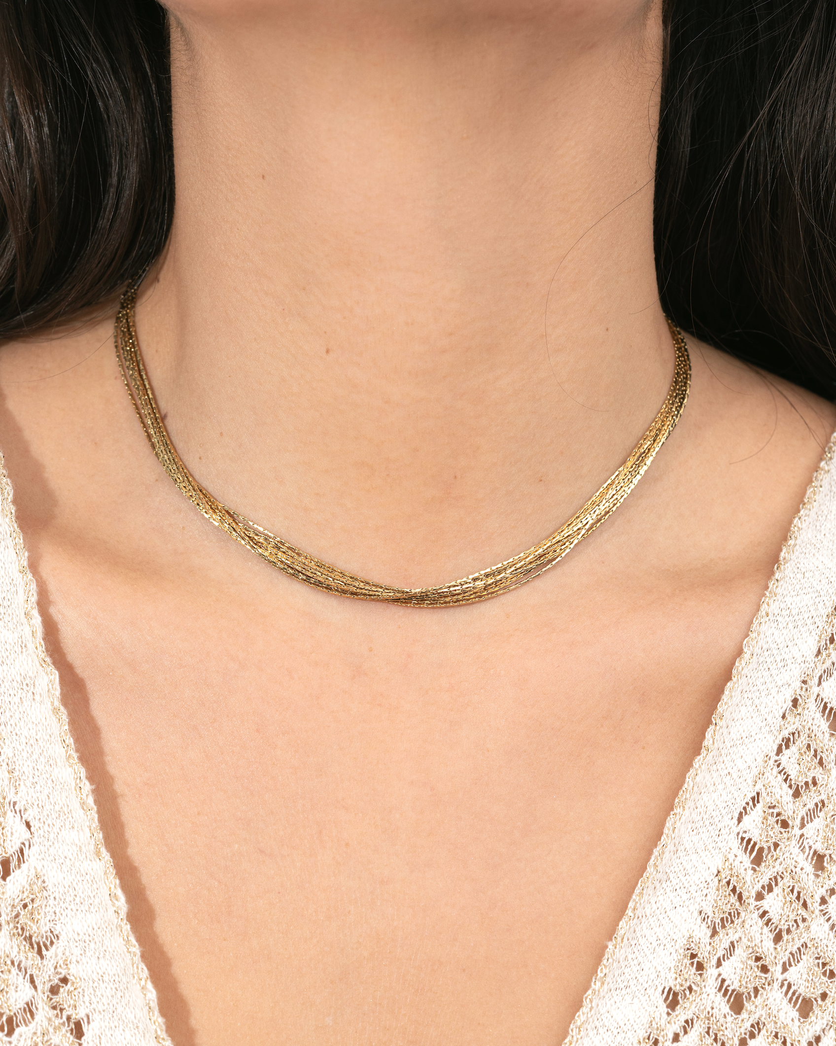 Lina I Collier Ras-de-cou