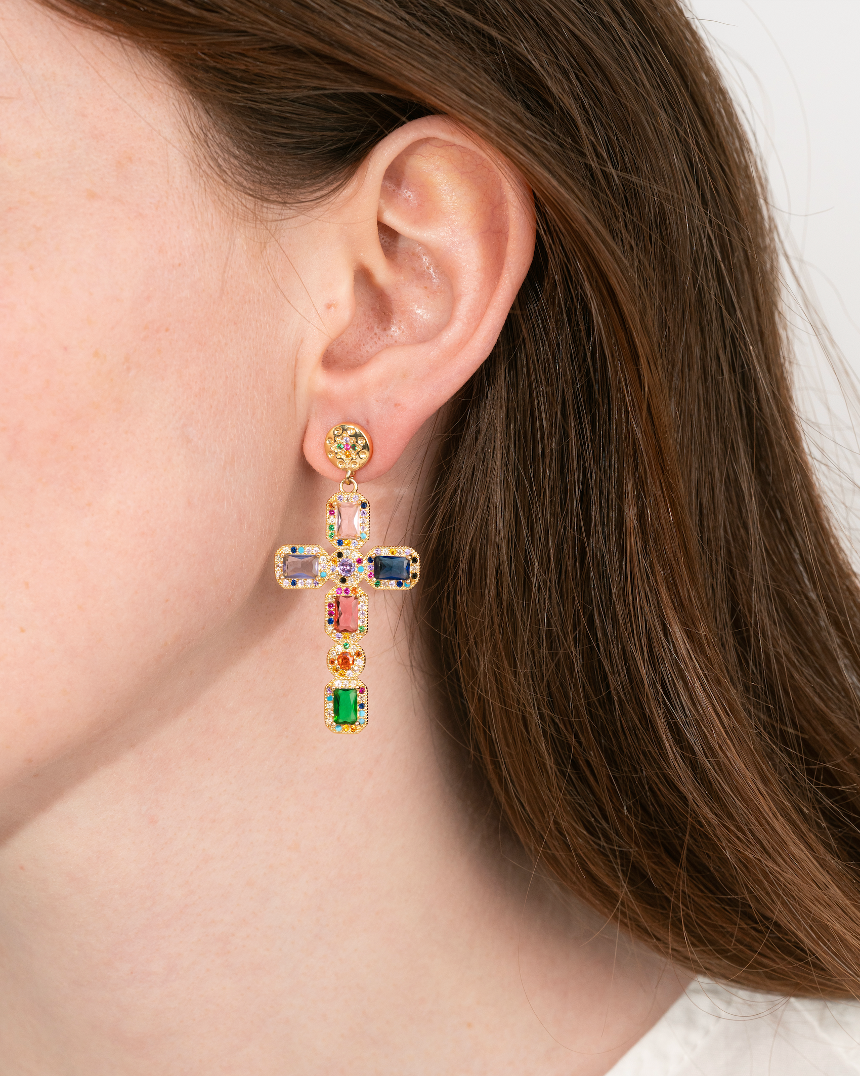 Cruz | Boucles Pendantes