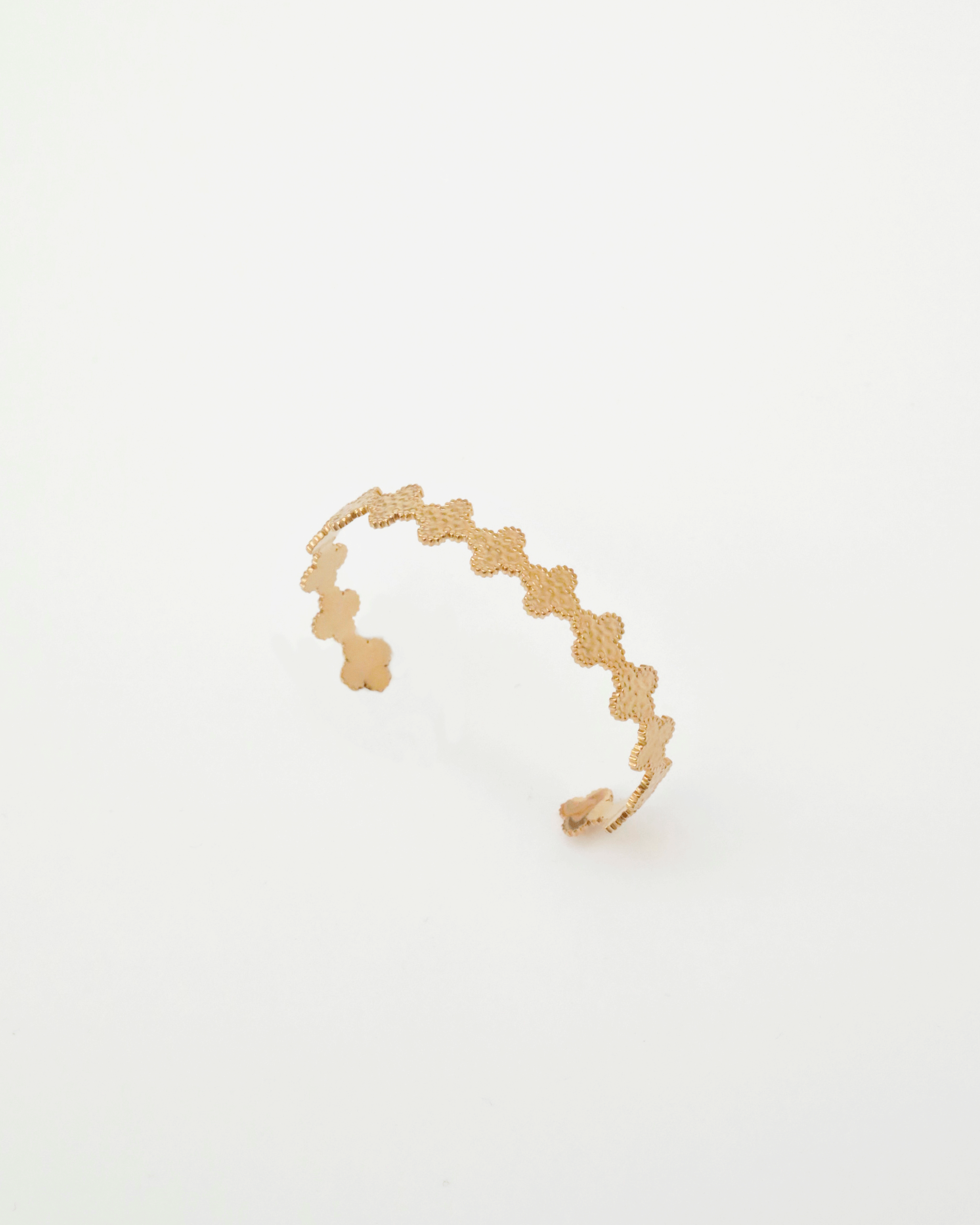 Trya I Jonc Trèfles Martelé