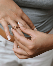 Nia I Bague en Acier Inoydable