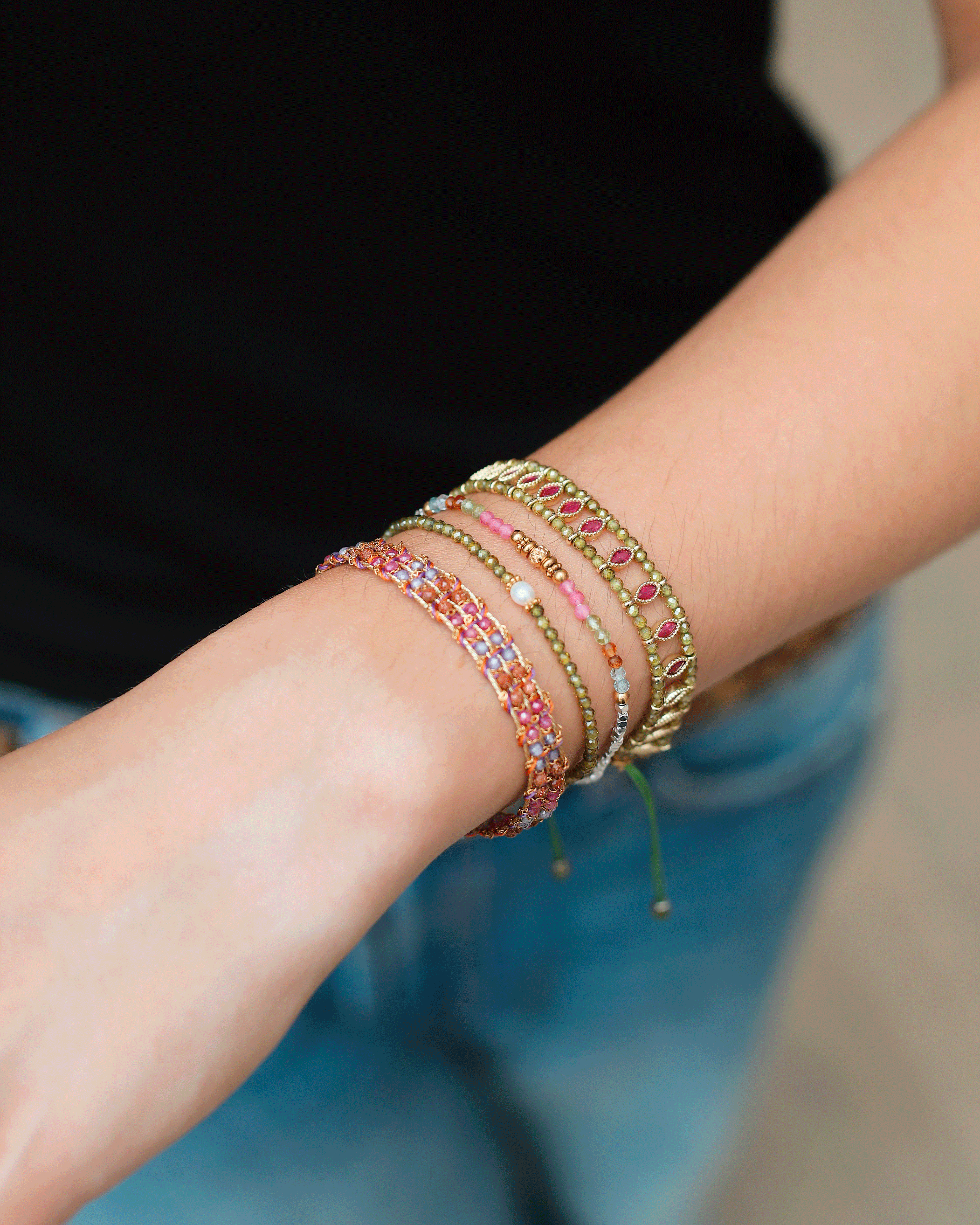 Miu I Bracelet Perlé