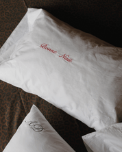Taie d'oreiller Brodée I 100% Personnalisable